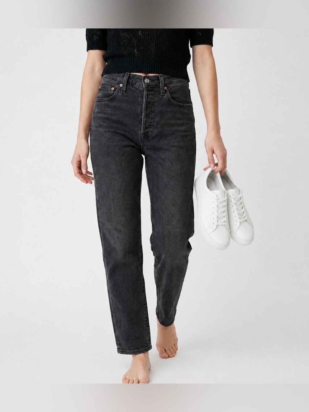 Levi’s ribcage straight ankle jeans